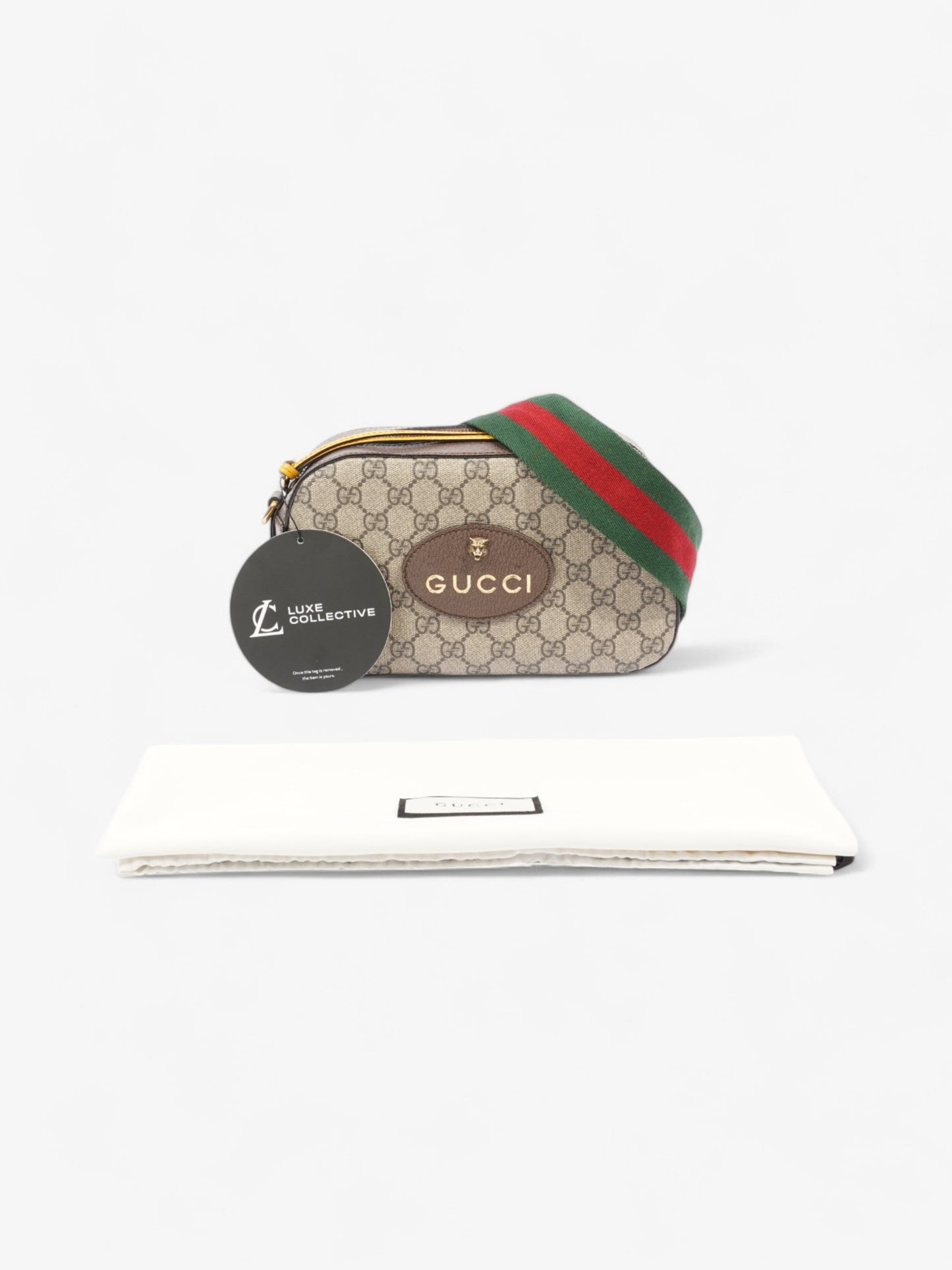 Gucci Messenger Bag GG Supreme / Yellow Coated Canvas