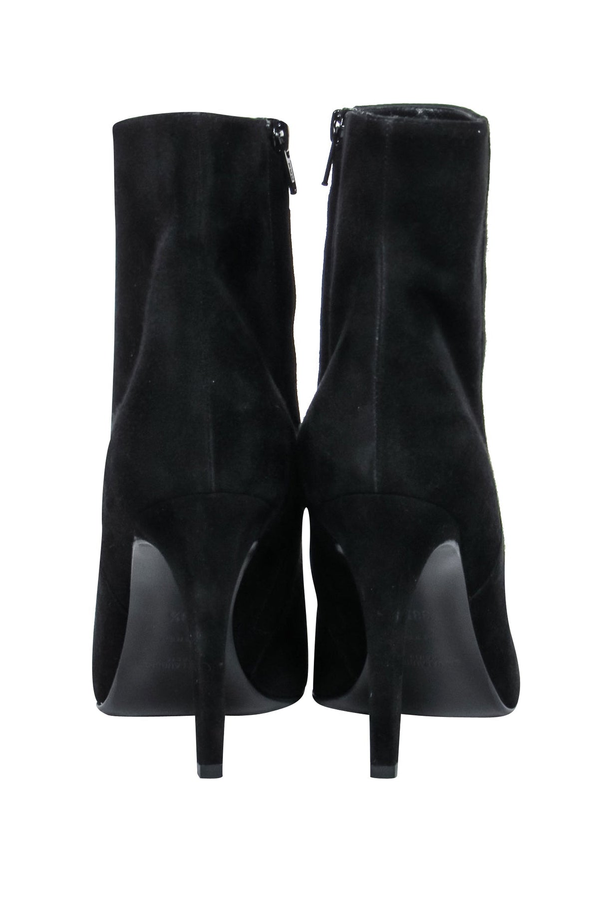 Saint Laurent - Black Suede Booties Sz 8.5