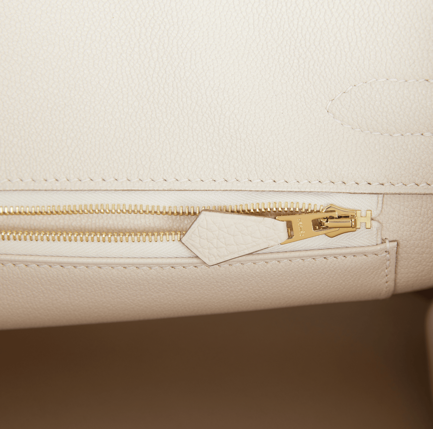 Hermes Birkin 30 Craie Togo Gold Hardware