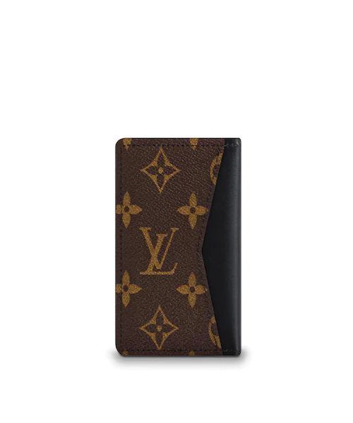 Louis Vuitton pocket organizer monogram macassar canvas black