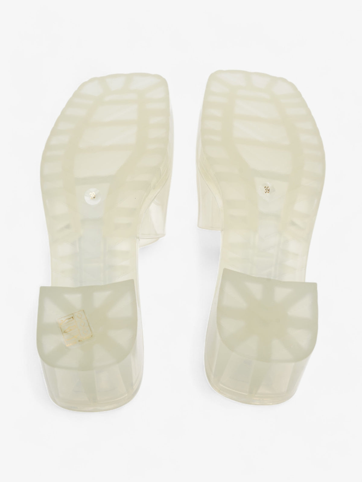Gucci Gucci Platform Sandals 60 Transparent Rubber EU 39 UK 6