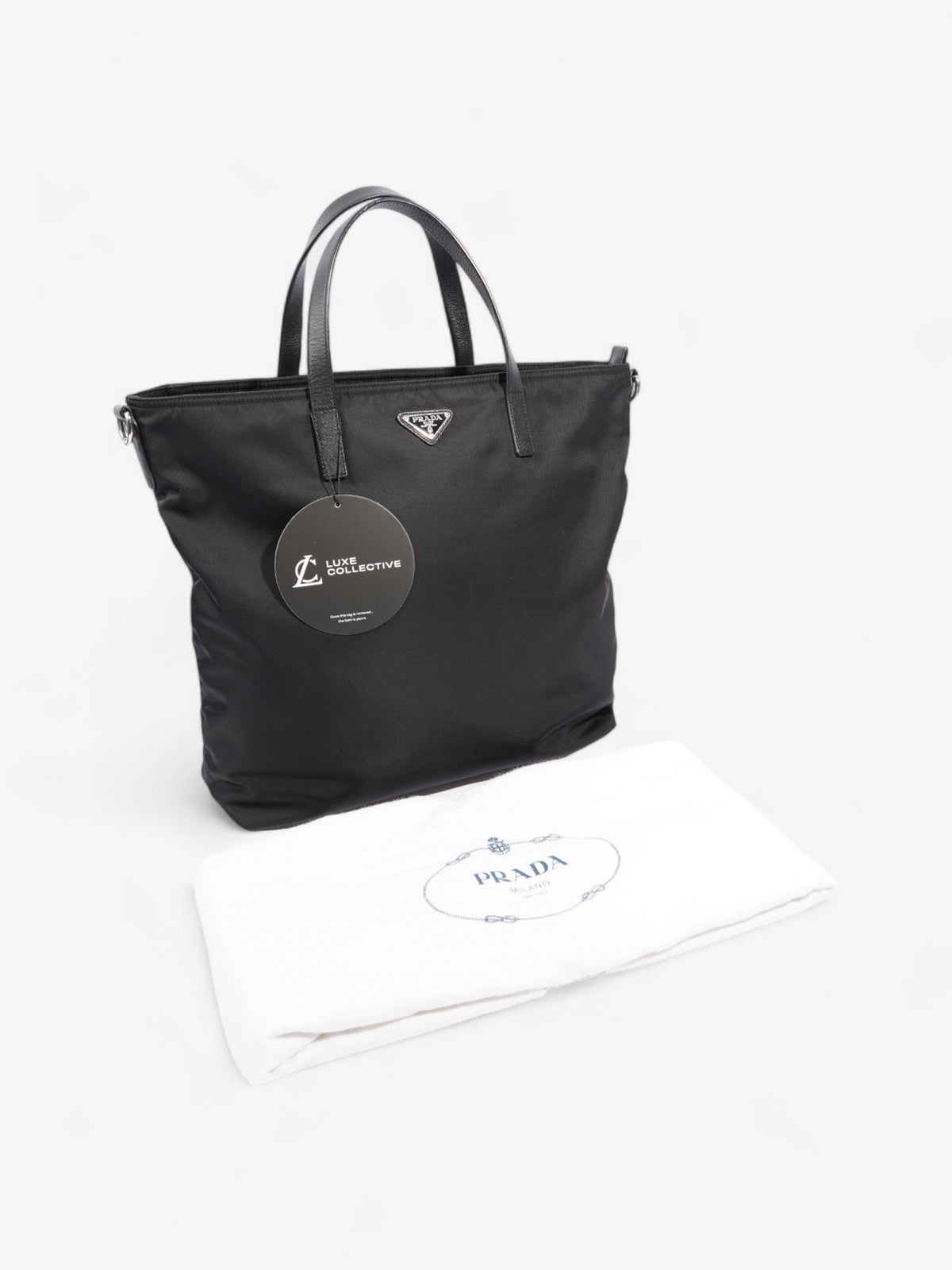 Prada Tote Bag Black Nylon