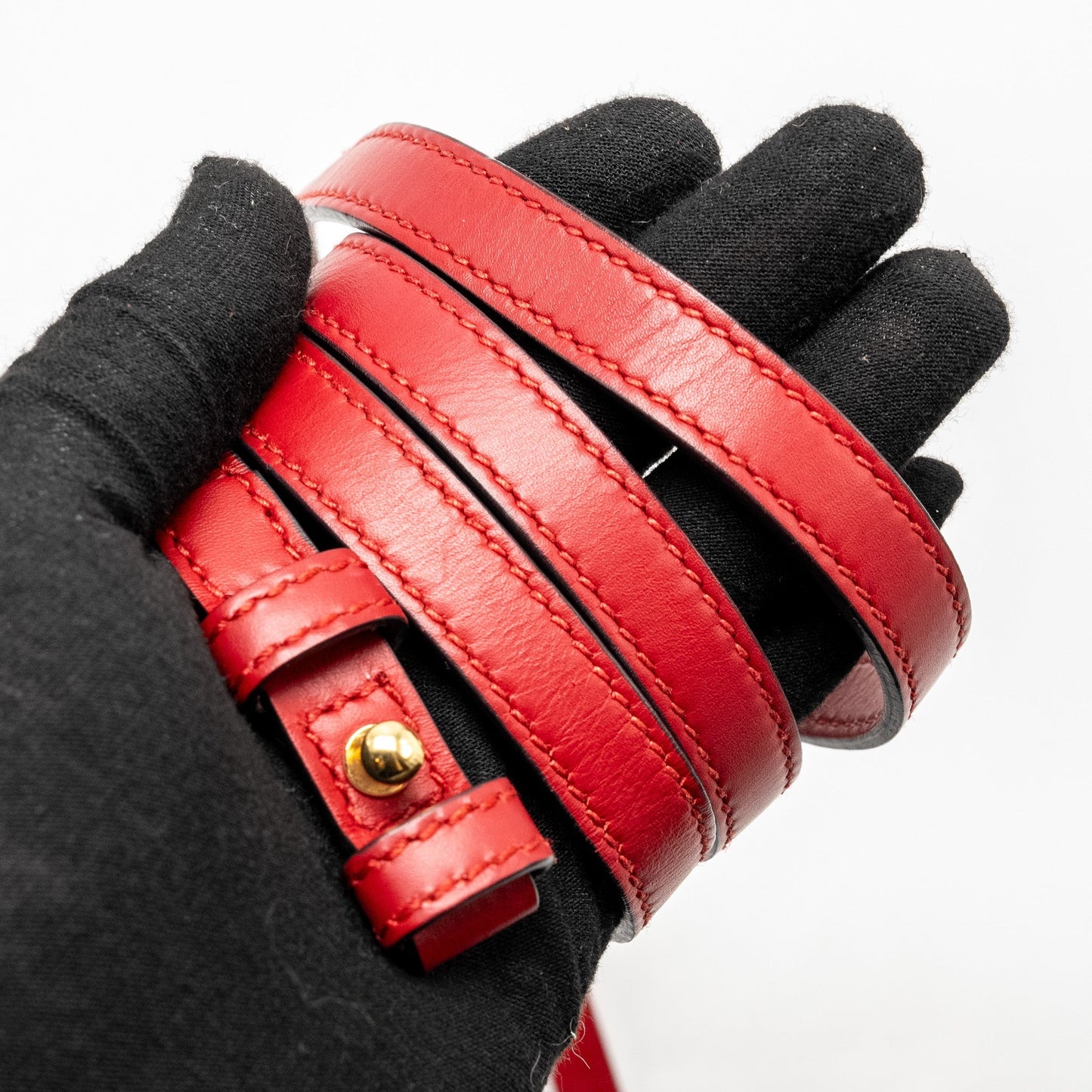Gucci Top Handle Mini Sylvie calfskin red