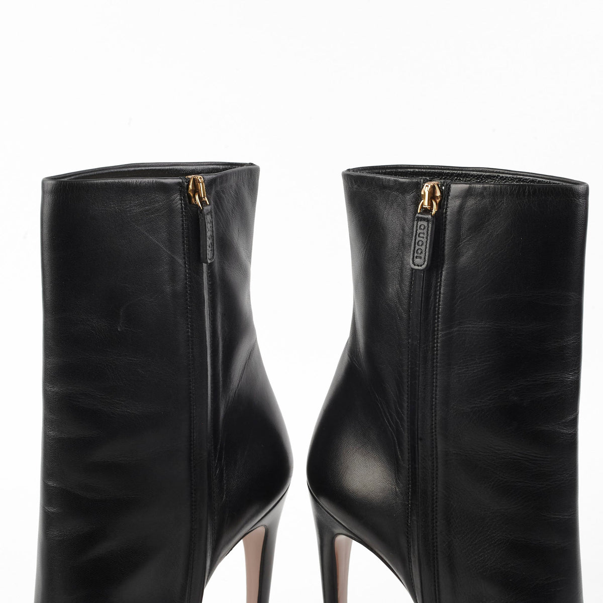 Gucci Heel Boots Black Szie 39