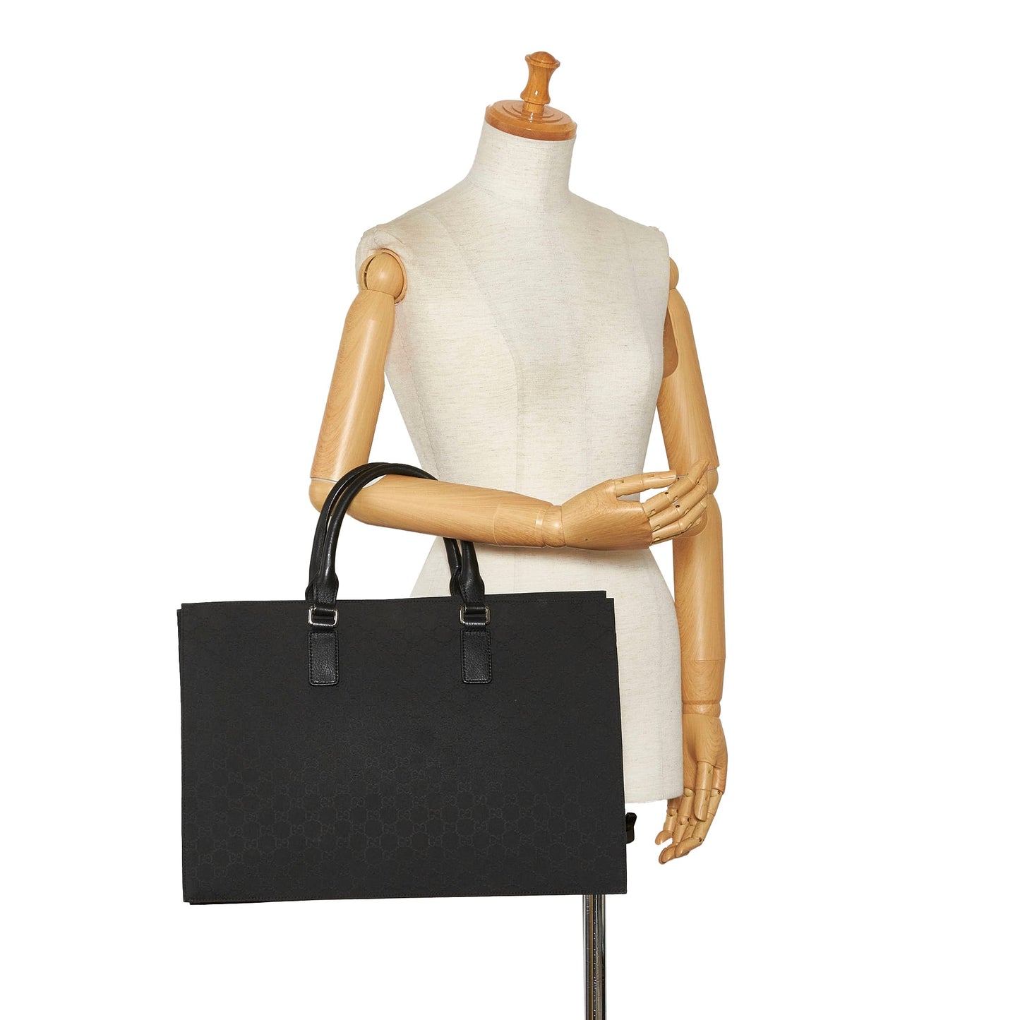 Black Gucci GG Nylon Tote