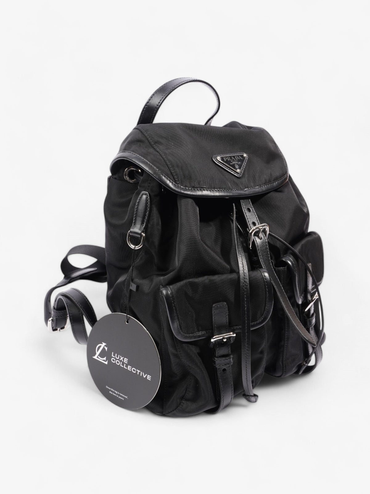 Prada Backpack Black Nylon