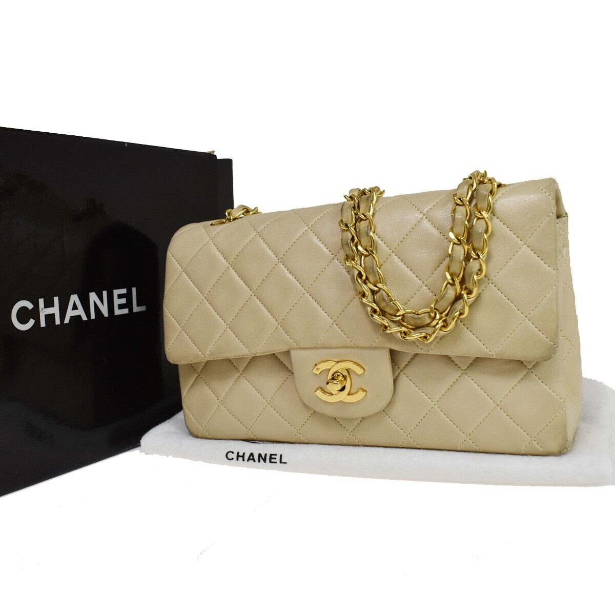 Chanel Cc Matelasse 23 Double Flap Chain