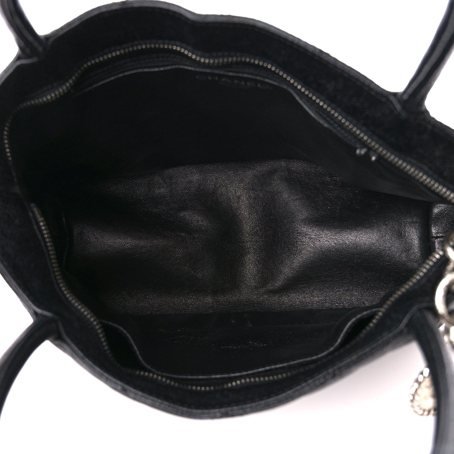 Chanel Caviar Leather Black Tote Bag 8