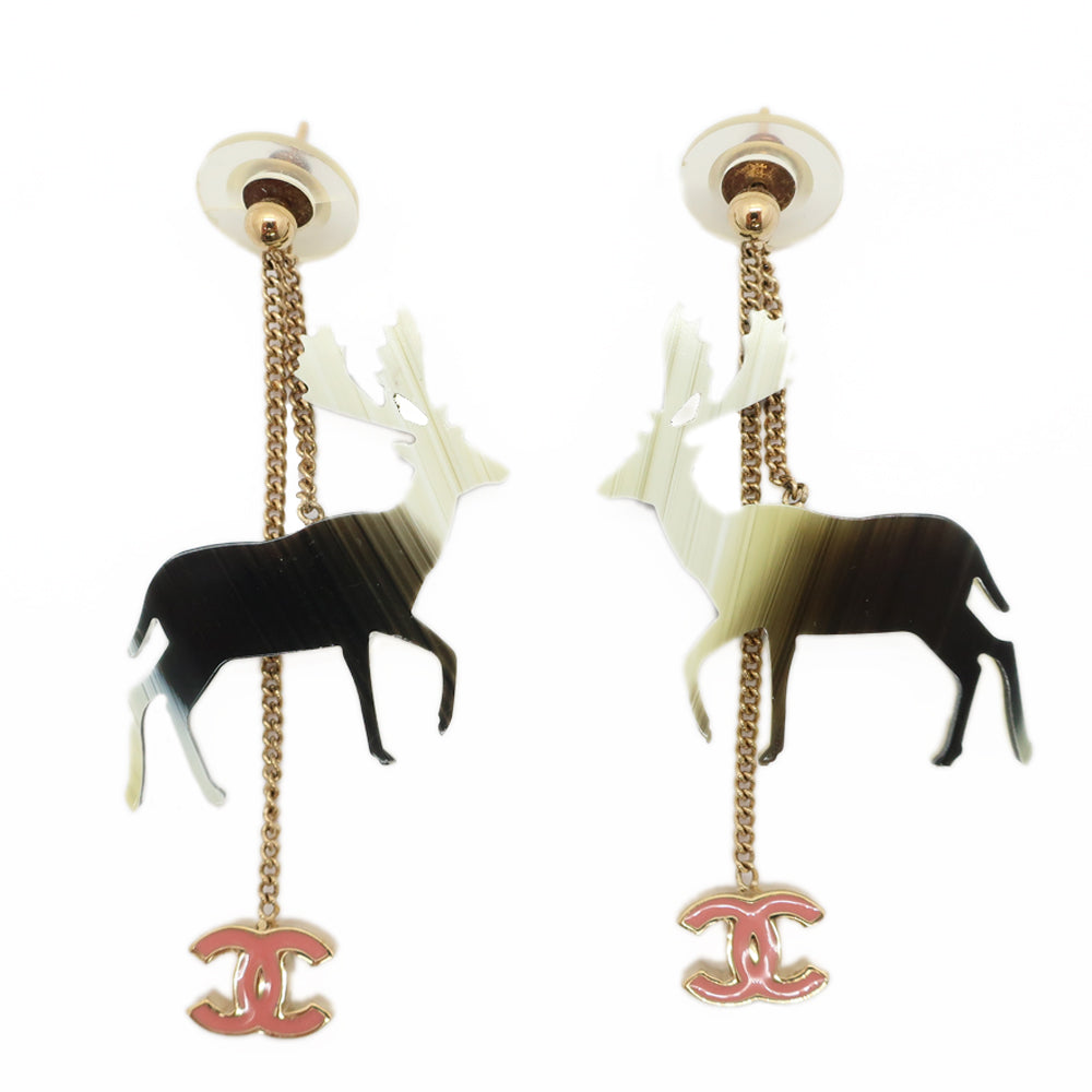CHANEL Chanel Earrings Tonkaï 1 vs G GD Coco Accessories Fashion Small Earrings