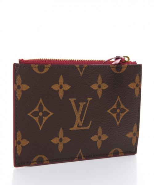 Louis Vuitton Zipped Card Holder Monogram Fuchsia Pink