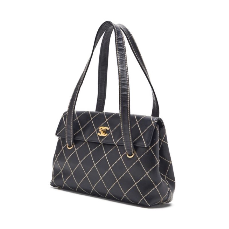CHANEL CHANEL Wild Stitch Turnlock Shoulder Bag S Black Shoulder Bag Shoulder Bag Ladies Shoulder Bag Hybrid ? Delivery? Netherlands Online