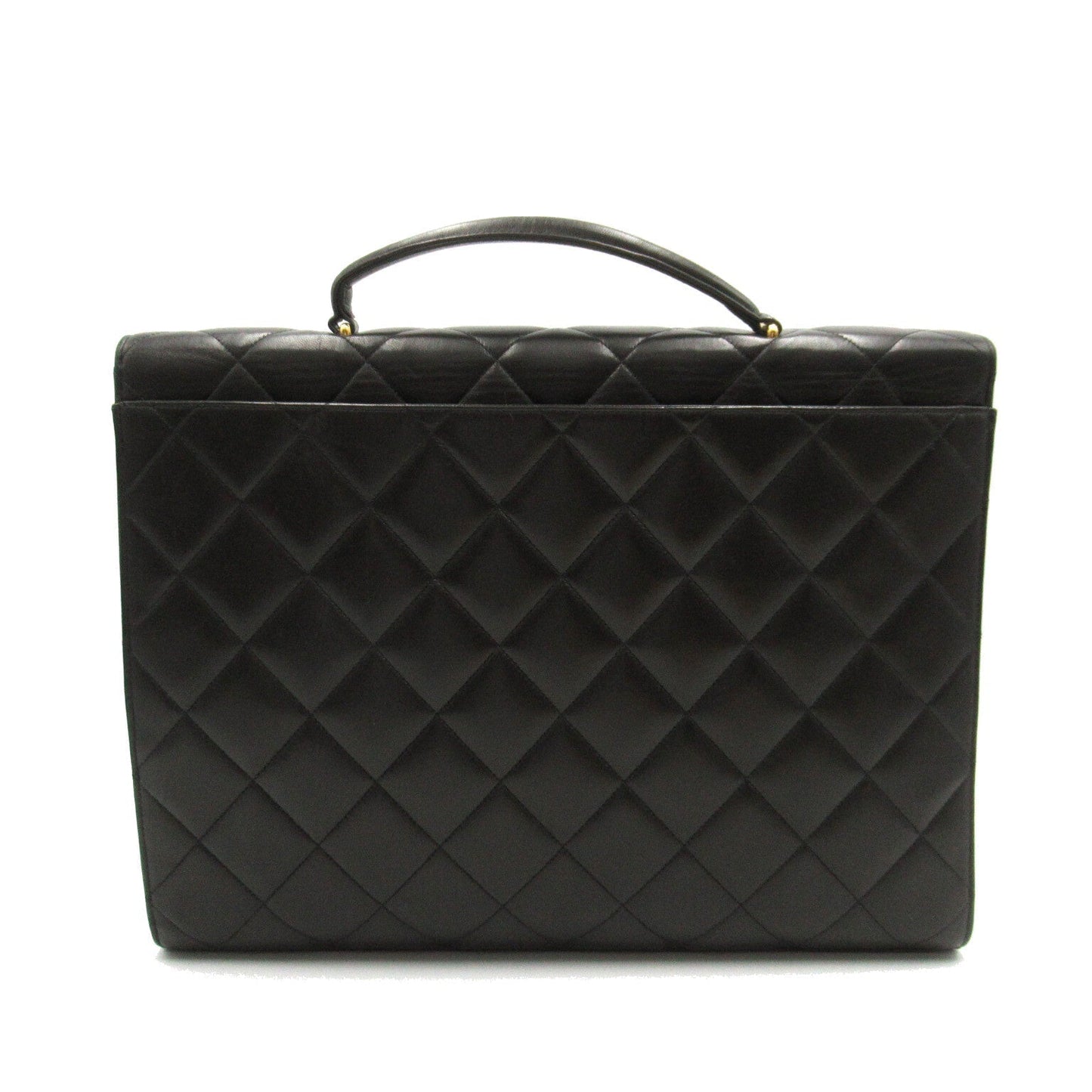 Chanel Chanel Matrasse Briefcase Briefcase Bag Black Mattress Briefcase Briefcase Briefcase OFF