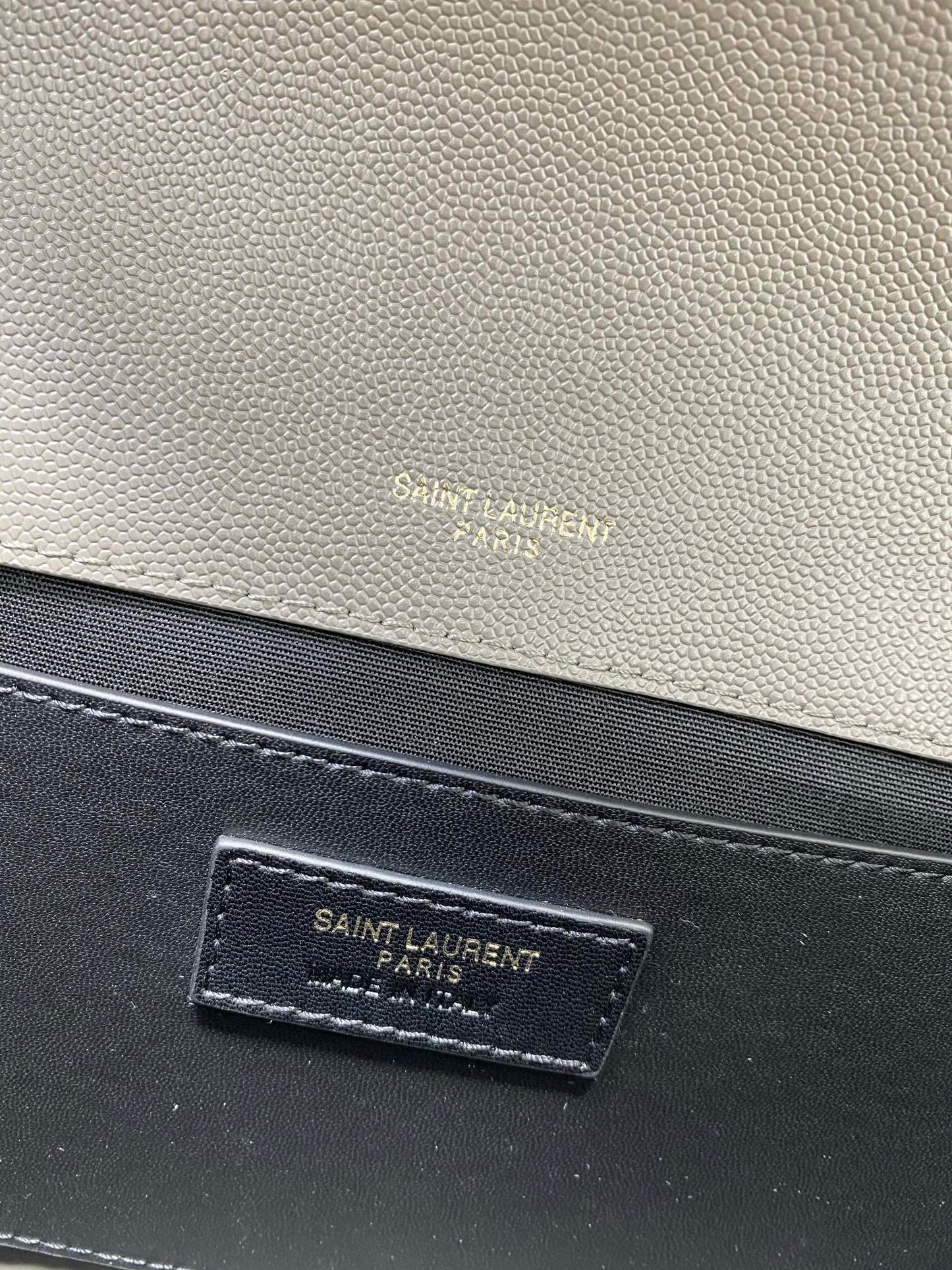 YSL Envelope Medium Bag In Mix Matelasse Grain De Poudre Embossed Leather