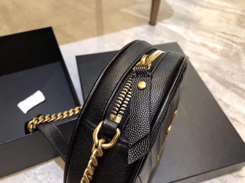 YSL Vinyle Round Camera Bag