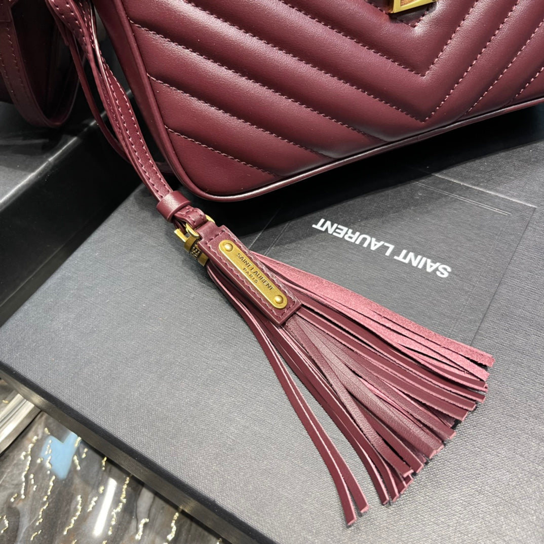 YSL Lou Camera Bag In Quilted Leather
