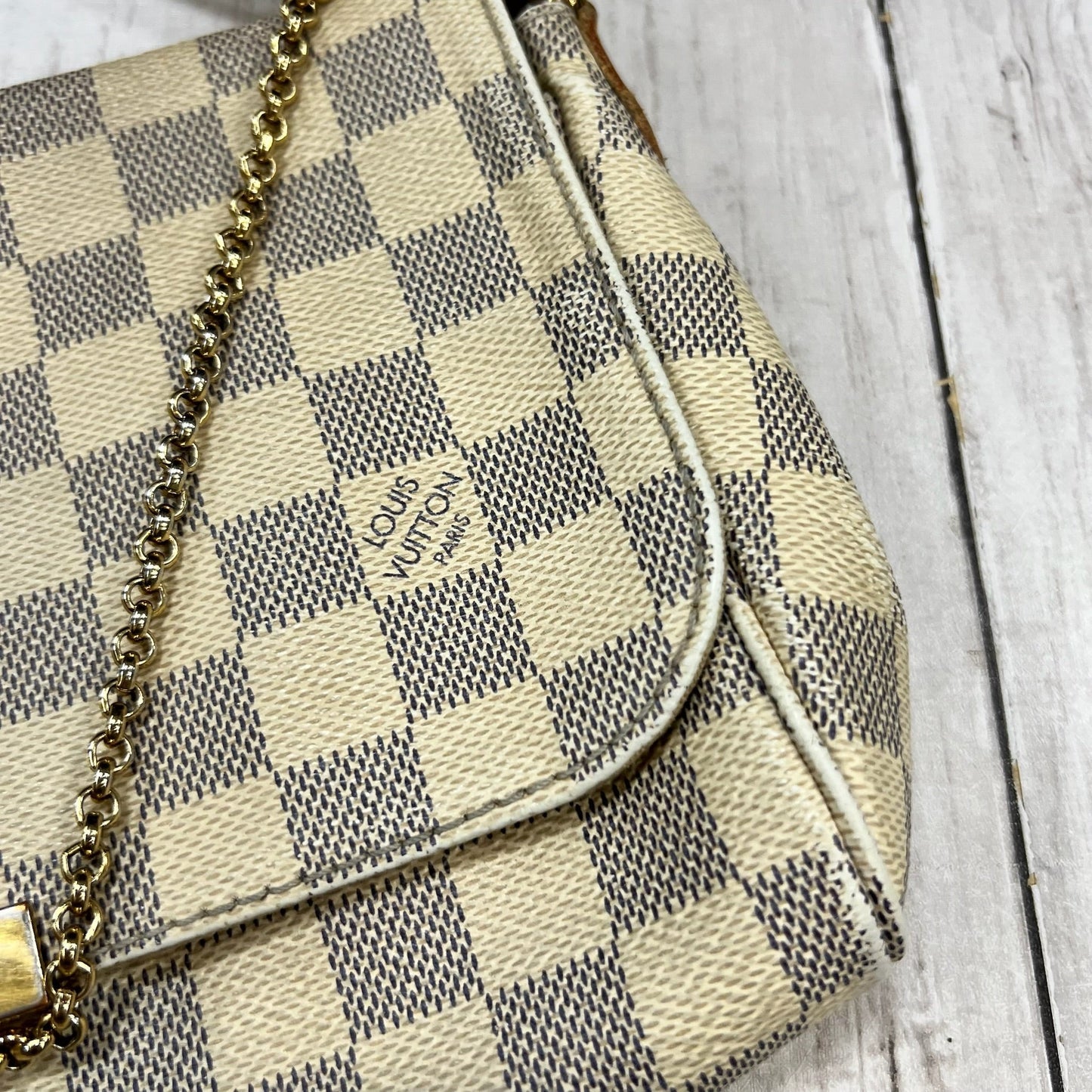 Damier Azur Favorite By Louis Vuitton Size: Small