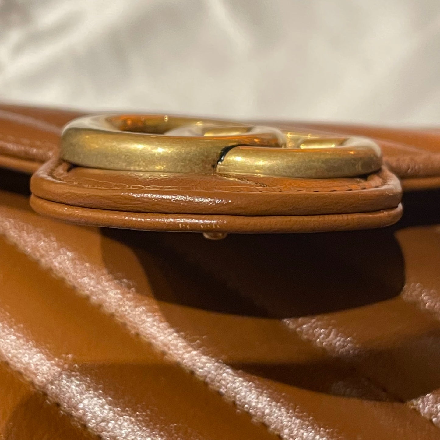 Gucci GG Marmont Matelasse Mini Bag Calfskin Brown