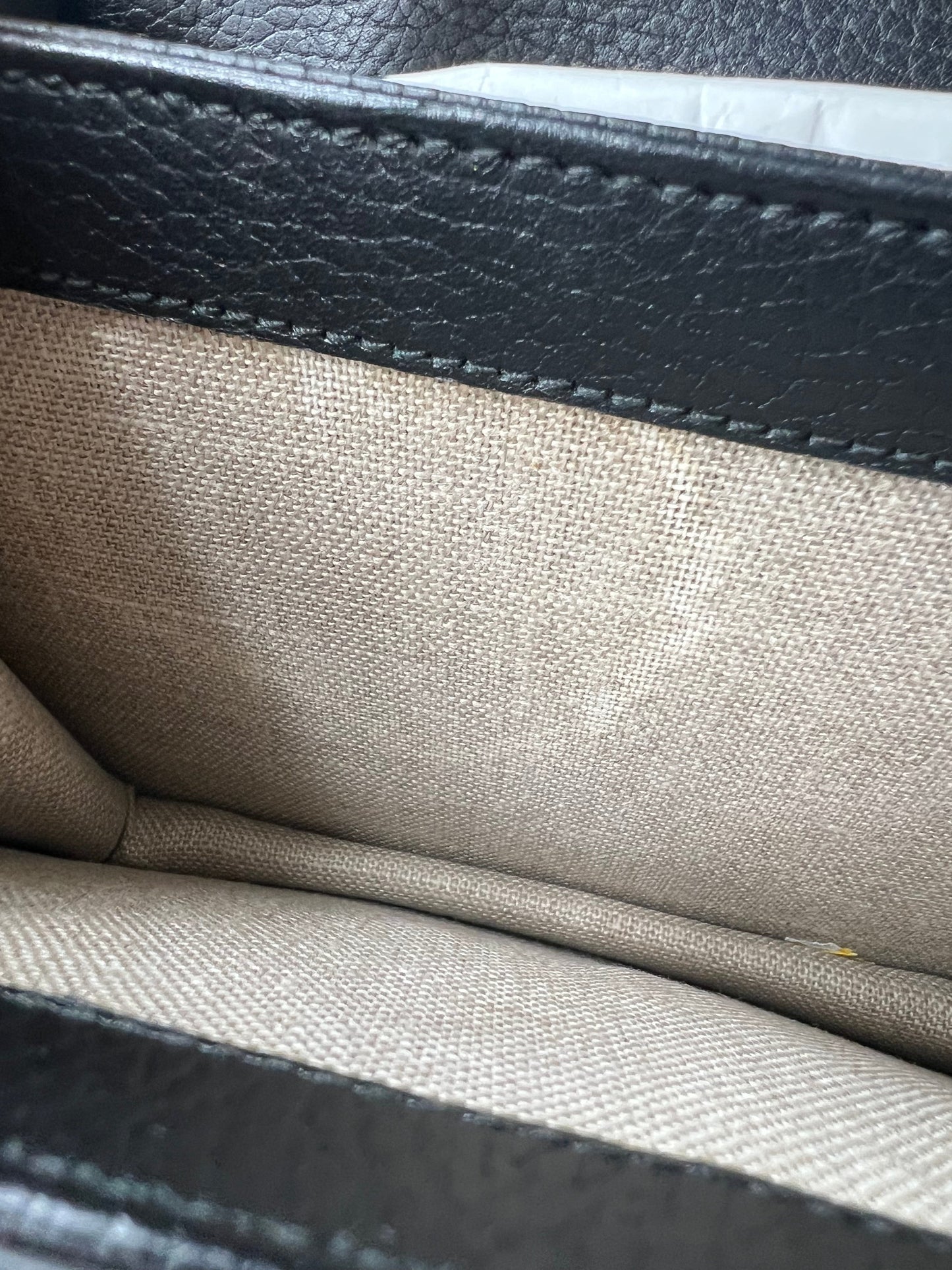 Gucci Interlocking GG Black Small Shoulder Bag