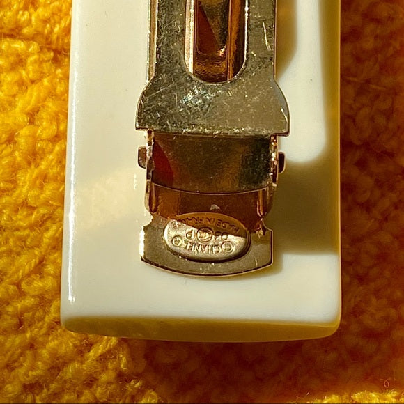 CHANEL vintage Camellia hair barrette