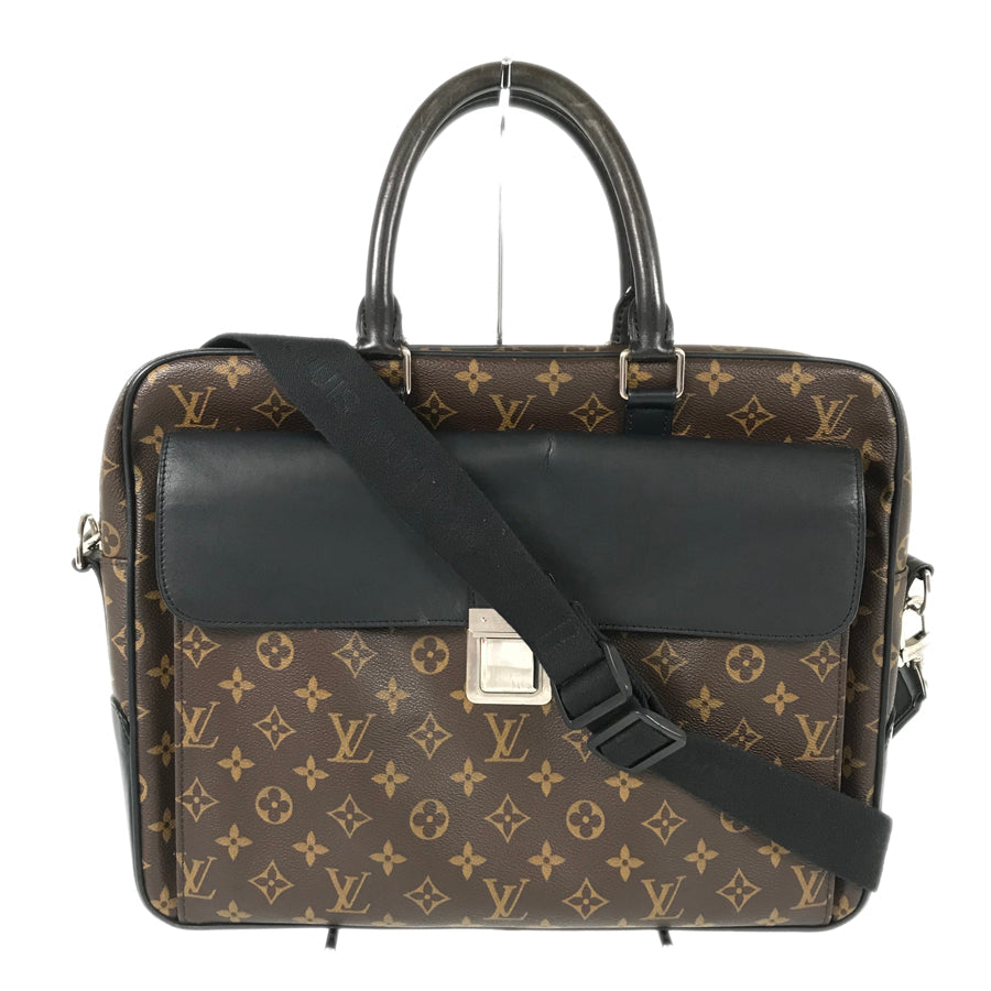 LOUIS VUITTON Monogram Macassar Soft Briefcase M56719 Briefcase