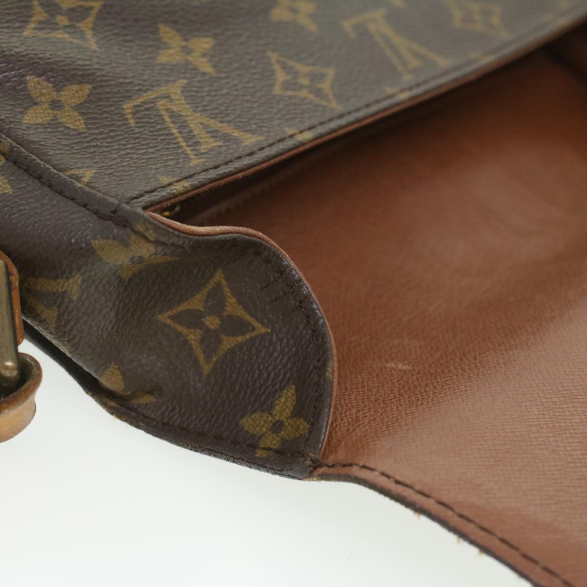 LOUIS VUITTON Monogram Saint Cloud GM Shoulder Bag M51242 LV Auth rd4280