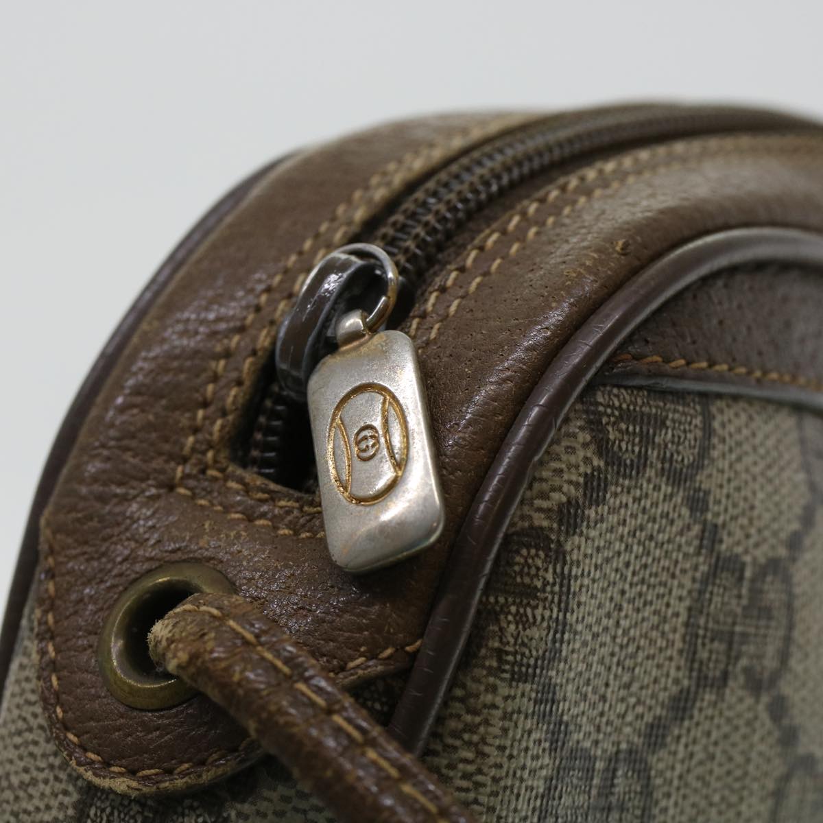 GUCCI GG Canvas Web Sherry Line Shoulder Bag Beige Red 89.02.066 rd5250