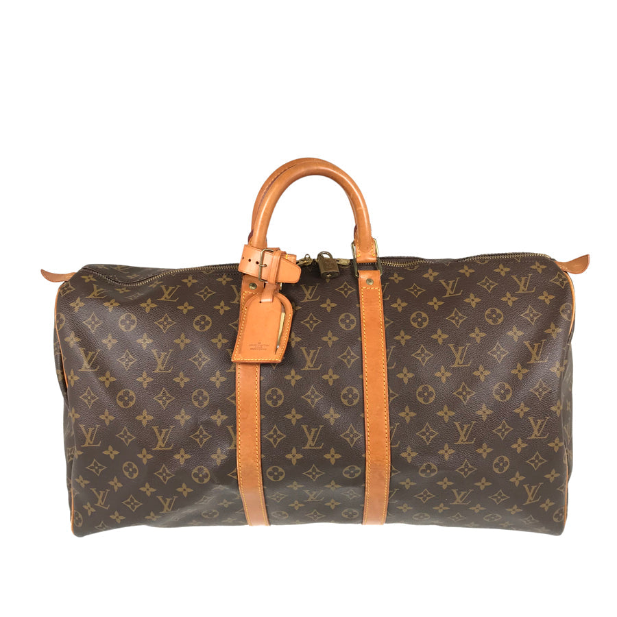 LOUIS VUITTON Monogram keepall55 Boston bag