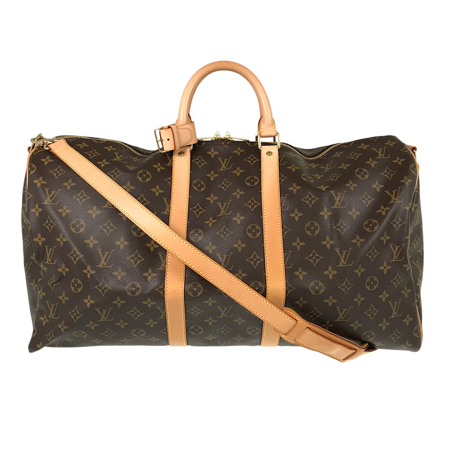 LOUIS VUITTON Monogram keepall Bandolier 55 M41414 Boston bag