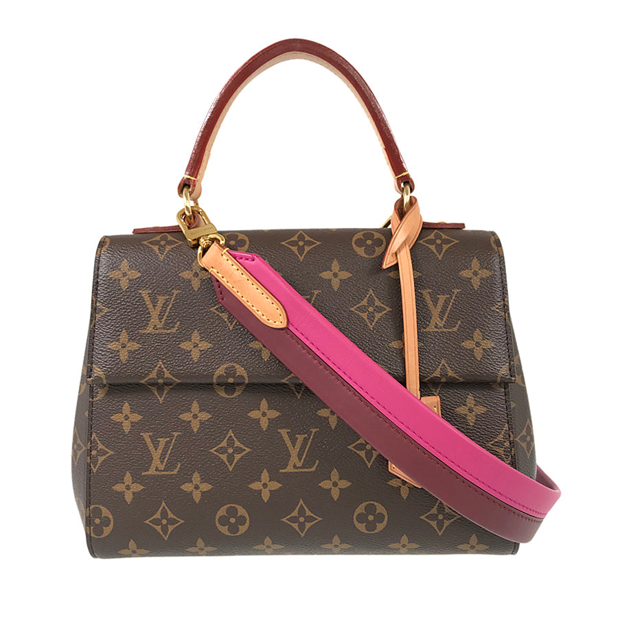 LOUIS VUITTON Monogram Cluny BB M42738 Hand bag
