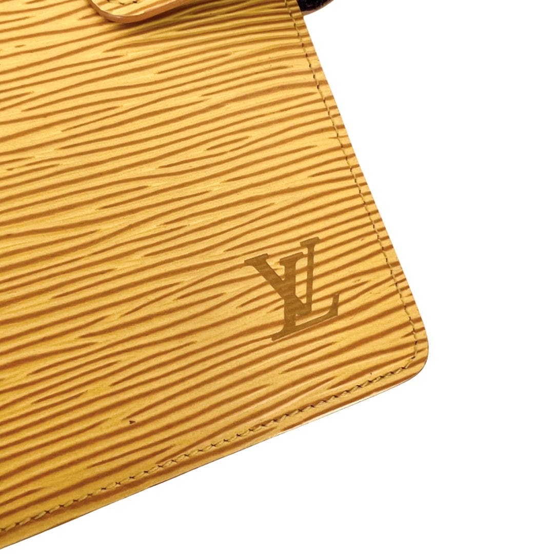 Louis Vuitton Yellow Epi Leather Agenda