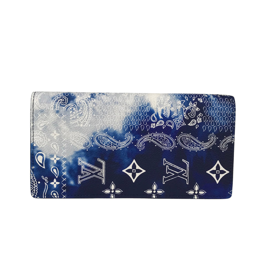 LOUIS VUITTON Monogram Bandana Portefeiulle Brazza purse Bifold