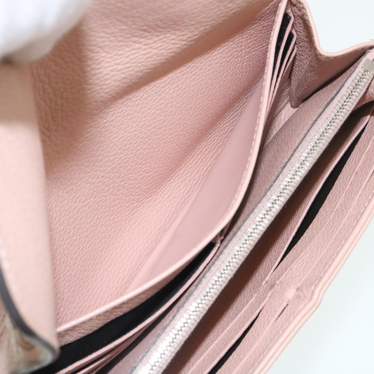 LOUIS VUITTON Mahina Portefeuille Iris Long Wallet Pink M60145 LV Auth th2483