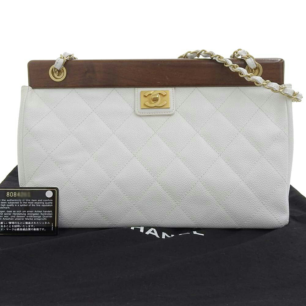 Chanel Caviar Skin Shoulder Bag
