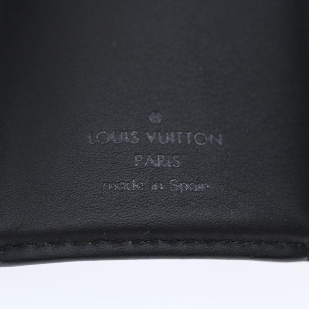 LOUIS VUITTON Monogram Eclipse Discovery compact wallet Wallet M67630 Auth tp320