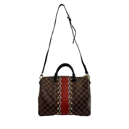 LOUIS VUITTON - LV Damier Ebene Karakoram Speedy Bandouliere 30 w/ Strap