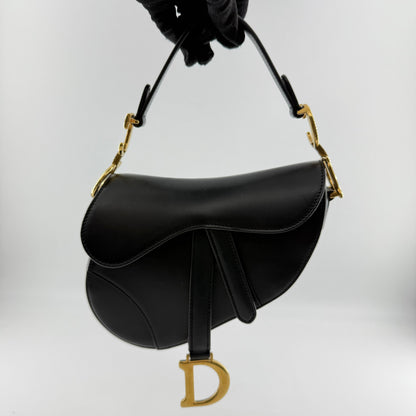 Christian Dior Goat Leather Mini Saddle Bag