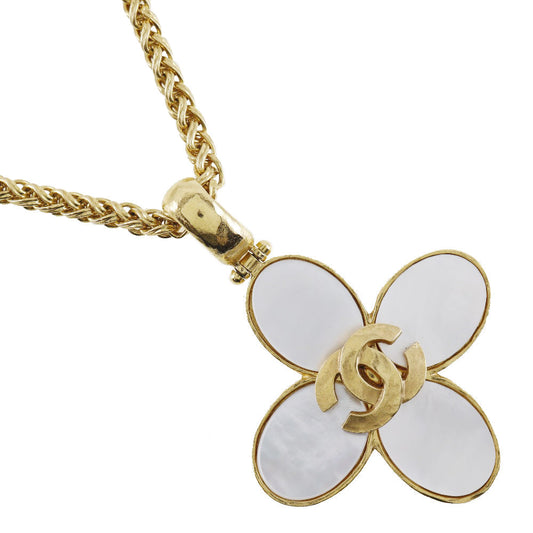Chanel Chanel Coco Necklace Flower   G Mack x S French Made  95A  108g COCO Mark  A-ranked quality cloth
