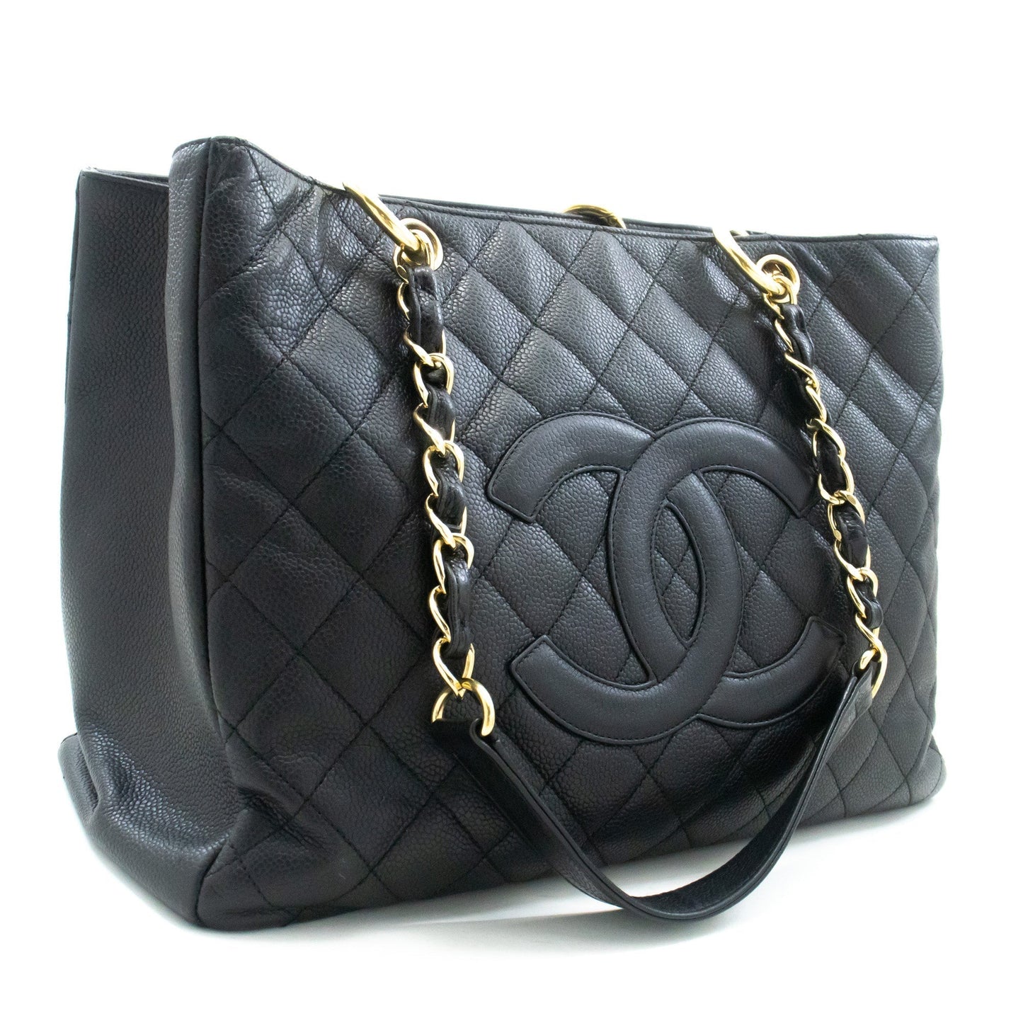 Chanel Leather Black Elegant Tote Bag 6