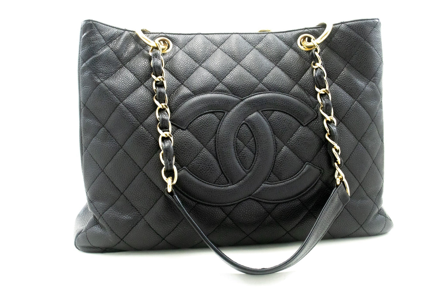 Chanel Leather Black Elegant Tote Bag 6