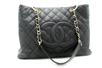 Chanel Leather Black Elegant Tote Bag 6