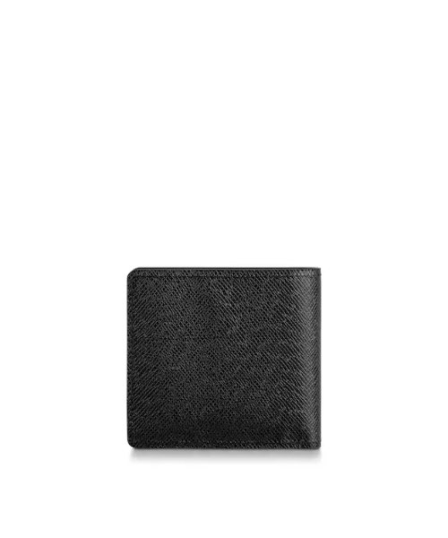 Louis Vuitton Multiple Wallet Taiga Leather Noir