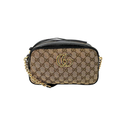 Gucci GG Canvas Small Marmont Matelasse Camera Bag