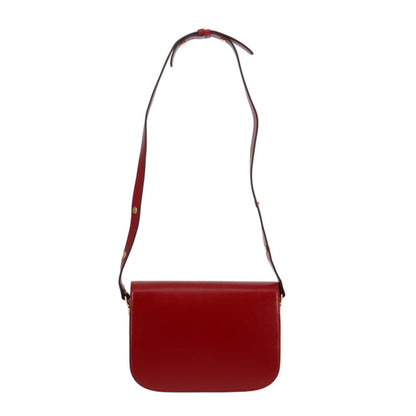 Gucci Horsebit 1955 Shoulder Bag Red Leather