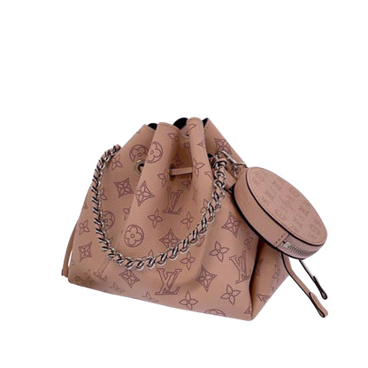 LOUIS VUITTON Monogram Mahina Bella Bucket Bag