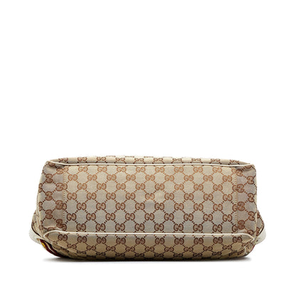Gucci Positano Tote Bag Brown GG Canvas
