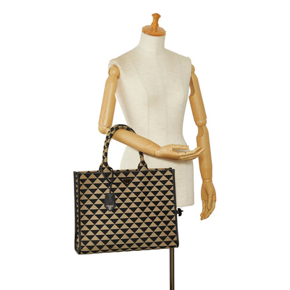 Brown Prada Symbole Triangolo Tote