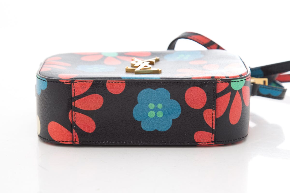 YSL Multi Floral Camera Cross-Body