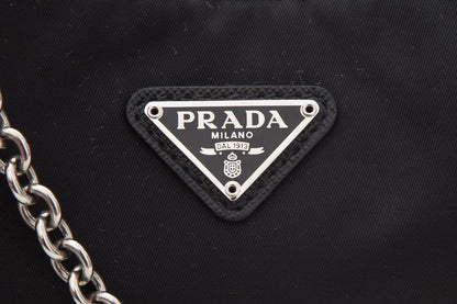 Prada Re-Edition Tessuto 2005 Black Hobo Handbag