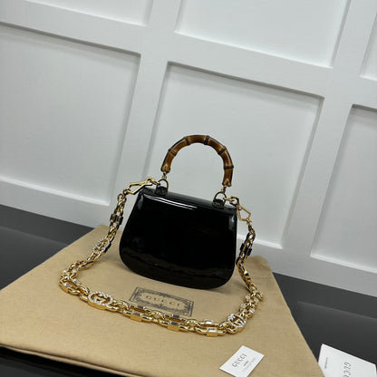 BOLSA GUCCI BAMBOO 1947 PEQUENA