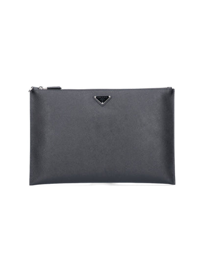 Prada Men Logo Pouch